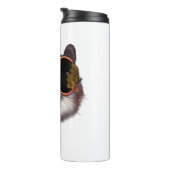 Ein Cooler Tanuki mit Verzierter Sonnenbrille Thermosbecher (Nach rechts gedreht)