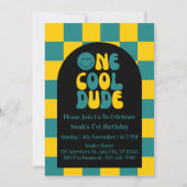 Ein Cooler Typ 1. Geburtstag Einladung (Vorderseite)