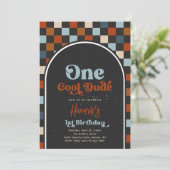 Ein Cooler Typ Skateboard Geburtstag Einladung (Stehend Vorderseite)