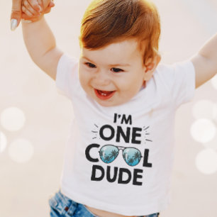 Ein Cooler Typ Sonnenbrille Sommer Shirt 1. Geburt