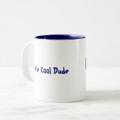 Ein cooler Typ Zweifarbige Tasse (Vorderseite Links)
