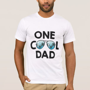Ein Cooler Vater Sonnenbrille Sommer Daddy Vaterta T-Shirt