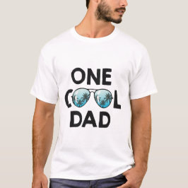 Ein Cooler Vater Sonnenbrille Sommer Daddy Vaterta T-Shirt