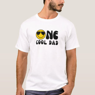 "Ein Cooler Vater" Weißer T - Shirt Geburtstagsfei