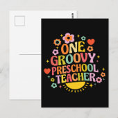 Ein cooler Vorschullehrer Postkarte (Vorne/Hinten)