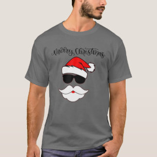 Ein Cooler Weihnachtsmann mit schwarzer Sonnenbril T-Shirt