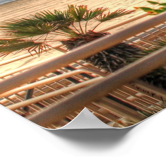 Ein Cooler Wintertag im Februar " Poster (Ecke)