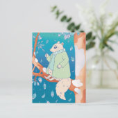 Ein Cooler Wintervormittag Postkarte (Stehend Vorderseite)