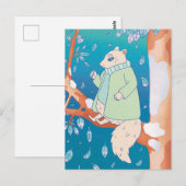 Ein Cooler Wintervormittag Postkarte (Vorne/Hinten)