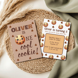 Ein Cooles Cookie 1. Geburtstag Einladung