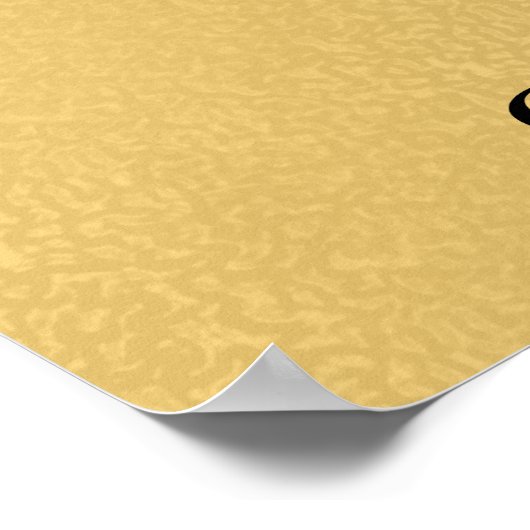 Ein Cooles Katzenposter Poster (Ecke)