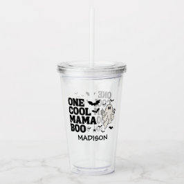 Ein Cooles Mama Boo Halloween 1. Geburtstag Acryltrinkbecher