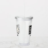 Ein Cooles Mama Boo Halloween 1. Geburtstag Acryltrinkbecher (Rechts)