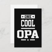 Ein Cooles Opa-T - Shirt-Geschenk RSVP Karte (Vorne/Hinten)