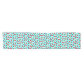 Ein cooles Retro-Muster-Design Kurzer Tischläufer (Horizontal)