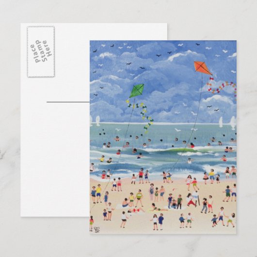 Ein Cornish Beach Postkarte (Vorne/Hinten)