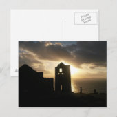 Ein Cornish Sunset Wheels Coates Postkarte (Vorne/Hinten)
