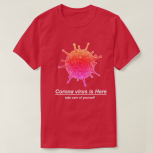 ein Corona-Virus(COVID-19)-Design. T-Shirt