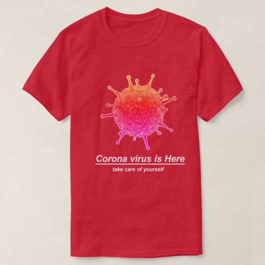 ein Corona-Virus(COVID-19)-Design. T-Shirt (Design vorne)