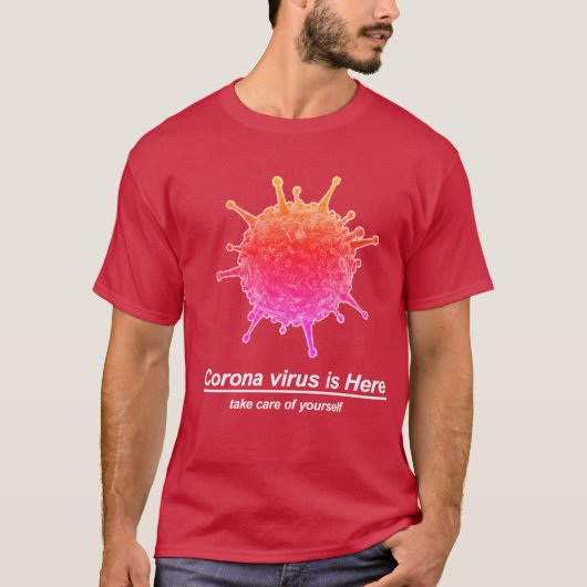 ein Corona-Virus(COVID-19)-Design. T-Shirt (Vorderseite)