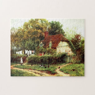 Ein Cottage in Hambledon von Helen Allingham Puzzle
