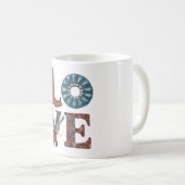 Ein Cowboystiefel Kaffeetasse (VorderseiteRechts)