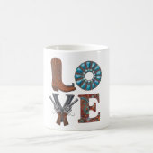 Ein Cowboystiefel Kaffeetasse (Mittel)