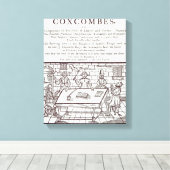 Ein Coxcombes-Cluster von John Taylor Leinwanddruck (Insitu (Holzboden))