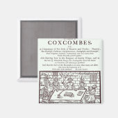 Ein Coxcombes-Cluster von John Taylor Magnet (Vorderseite/Rückseite)
