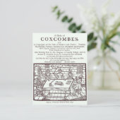 Ein Coxcombes-Cluster von John Taylor Postkarte (Stehend Vorderseite)