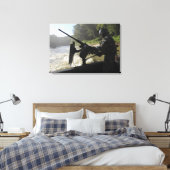 Ein Crewman des Kampfschiffs Leinwanddruck (Insitu (Schlafzimmer))