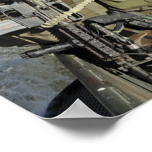 Ein Crewman des Kampfschiffs Poster (Ecke)