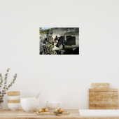 Ein Crewman des Kampfschiffs Poster (Küche)