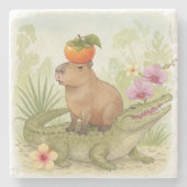 Ein Croc und eine Carry Steinuntersetzer (Vorderseite)