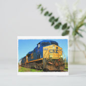 Ein CSX-Zug Postkarte (Stehend Vorderseite)