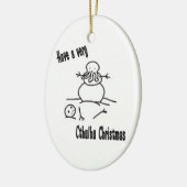 Ein Cthulhu Weihnachten Keramikornament (Links)