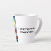 Ein Cup mit Liebe und Fürsorge Milchtasse (Rechte Ecke)