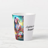 Ein Cup mit Liebe und Fürsorge Milchtasse (Vorderseite)