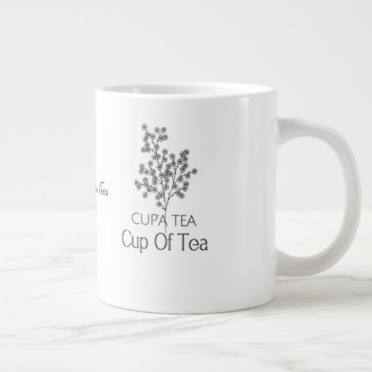 Ein Cup mit mehr Tee Jumbo-Tasse (Rechts)