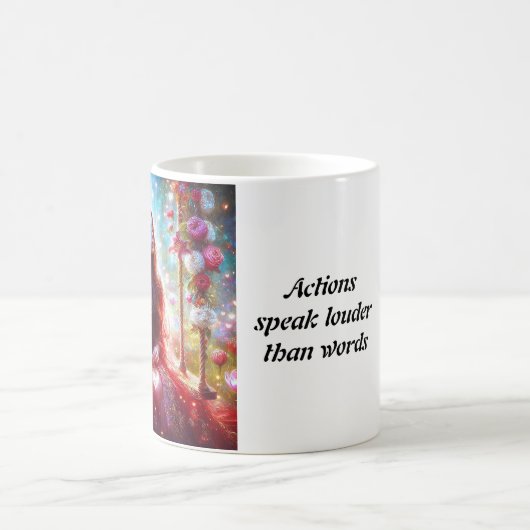 Ein Cup, um Ihre Liebe und Freude zu schicken Kaffeetasse (Mittel)