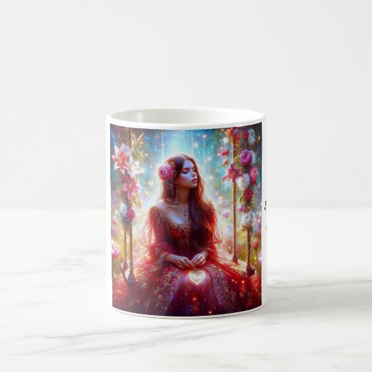 Ein Cup, um Ihre Liebe und Freude zu schicken Kaffeetasse (Mittel)