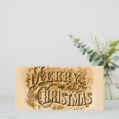 Ein Currier und Ives frohen Weihnachten (Stehend Vorderseite)