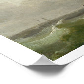 Ein Cutter in einer starken Brise (Öl auf Kupfer) Poster (Ecke)