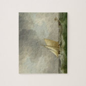 Ein Cutter in einer starken Brise (Öl auf Kupfer) Puzzle (Vertikal)