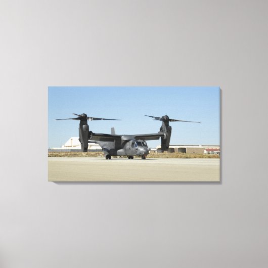 Ein CV-22 Osprey bereitet den Start vor Leinwanddruck (Vorderseite)