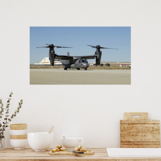Ein CV-22 Osprey bereitet den Start vor Poster (Küche)