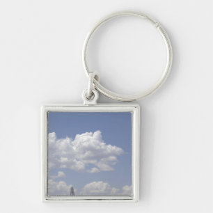 Ein CV-22 Osprey fliegt über einem C-130 Herkules Schlüsselanhänger