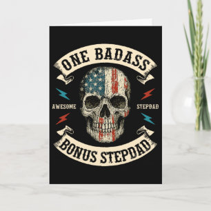 Ein D Bonus Stiefvater Stiefvater Totenkopf USA-Fl Karte