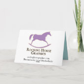 Ein Dachshund Thanksgving Feiertagskarte (Rückseite)