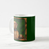 Ein Dackelvati und sein Junge Kaffeetasse (Vorderseite Links)